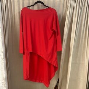 Red Tunic Top - IC Collection